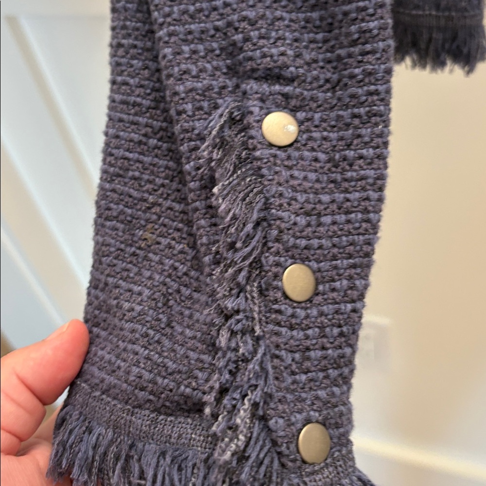 Nic + Zoe Fringe Mix Knit Jacket - Picture 5 of 10